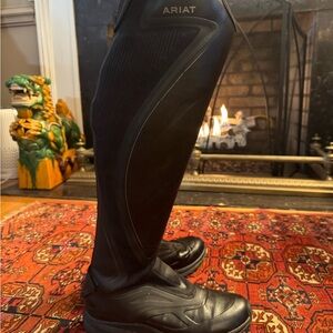 Ariat Ascent Black Equestrian Tall Zipper Boots